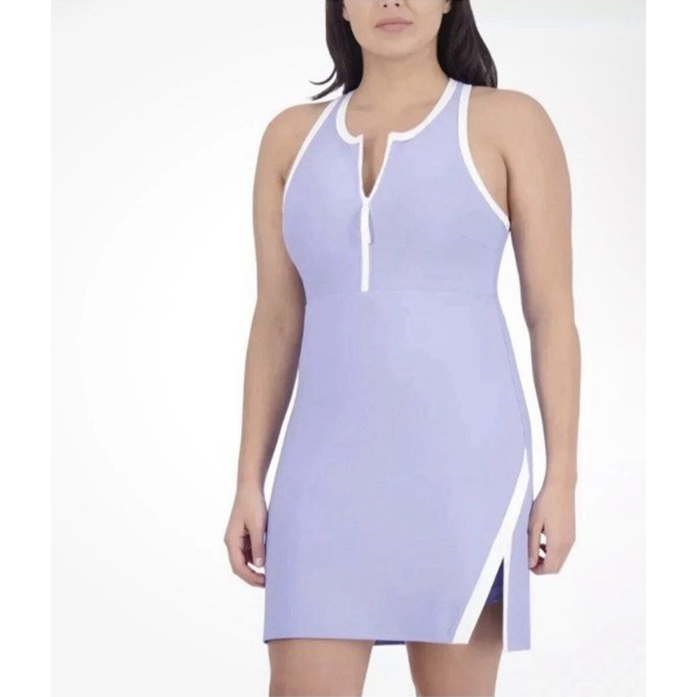 Sage Collective Active Sport Dress Womens XX-Large Blue White Trim Tennis